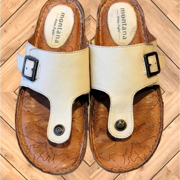 Leather Montana Artisian Crafted Sandals - Picture 1 of 10